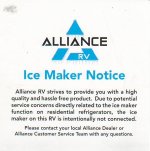 alliance icemaker note.JPG