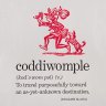 Coddiwomple